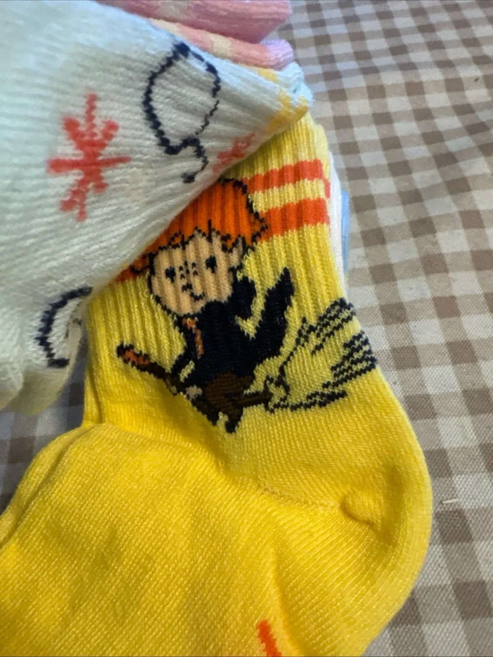 Harry Potter Blue crew Socks - Flying Scene